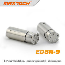 Maxtoch-ED5R-9 320 lm Edelstahl aufladbare Mini LED-Taschenlampe